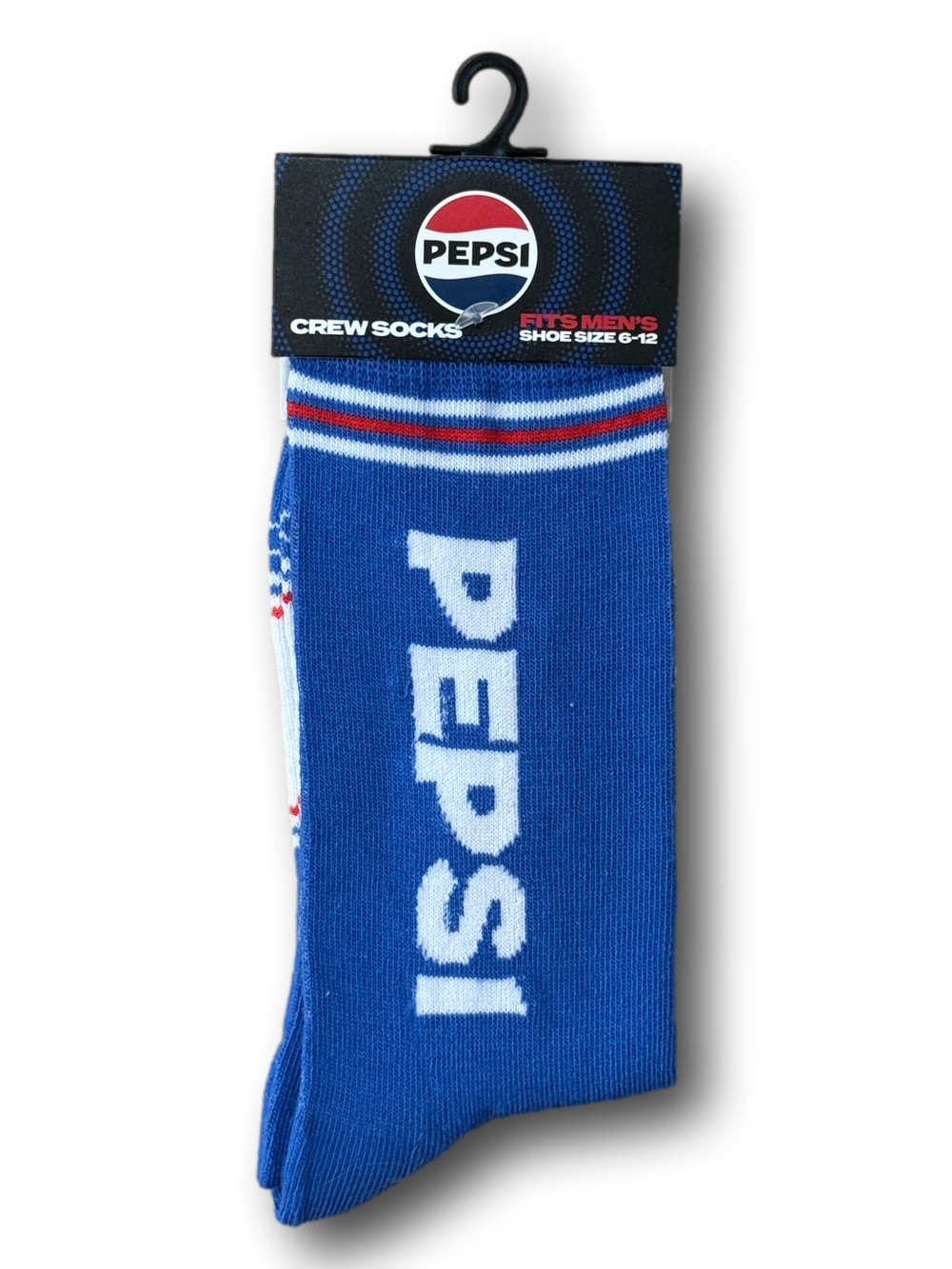 3/$20 Pepsi Cola Soda Retro Logo Funny Novelty Crew Socks - NWT